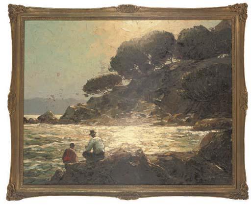 Gustave Vidal - A conversation on the rocks