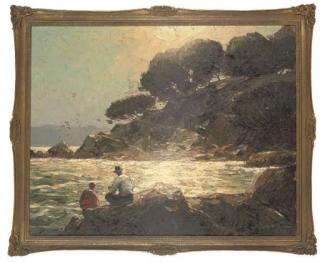 Gustave Vidal - A conversation on the rocks