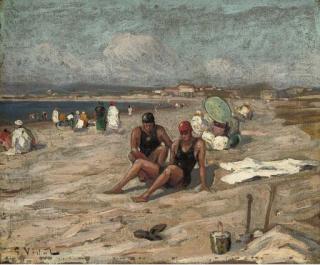 Gustave Vidal - Les Baigneurs