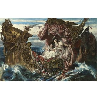 Gustave Wertheimer - Austrian The Shipwreck Of Agrippina