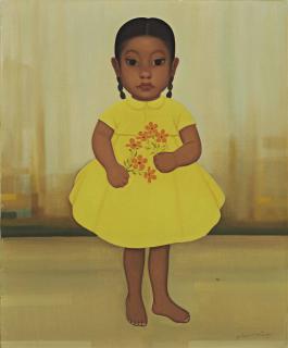 Gustavo Montoya - Niña en amarillo