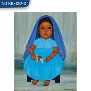 Gustavo Montoya - Niña en azul