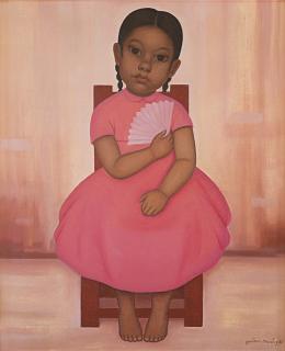 Gustavo Montoya - Niña en rosa
