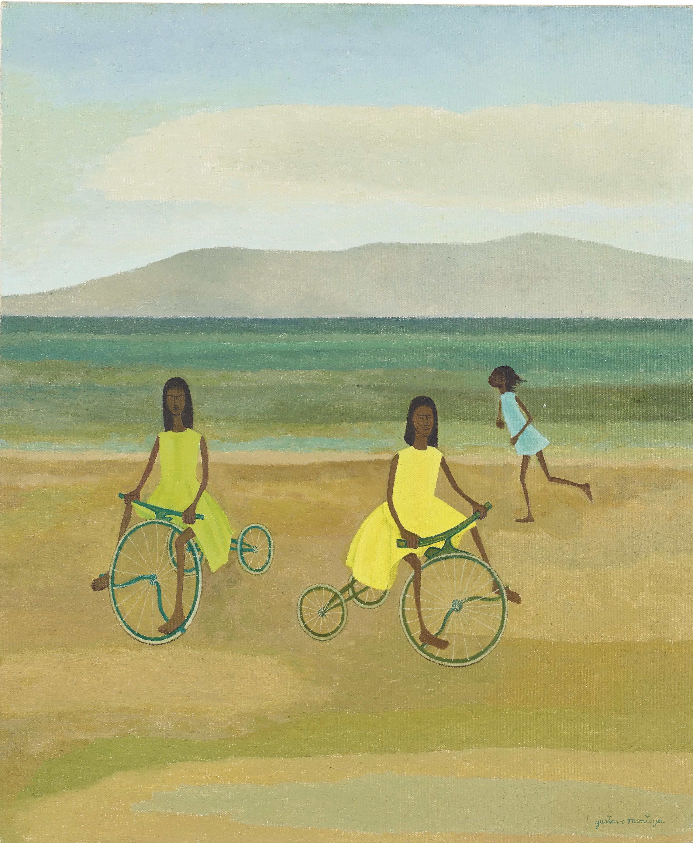Gustavo Montoya - Untitled (Girls on Bicycles)