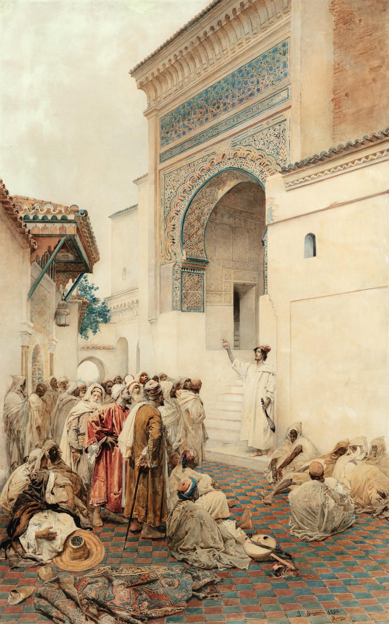 Gustavo Simoni - Gate Of The Sidi Boumediene Mosque, Tlemcen
