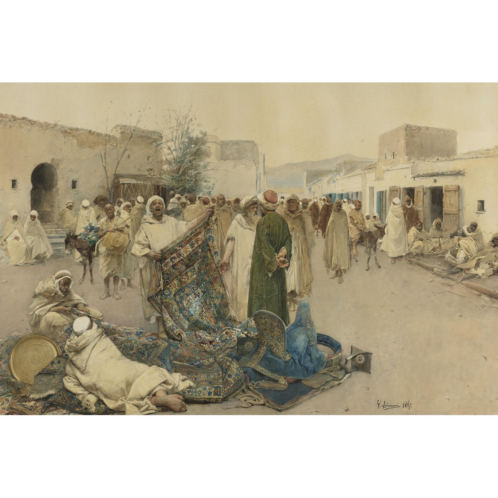 Gustavo Simoni - Italian The Carpet Seller