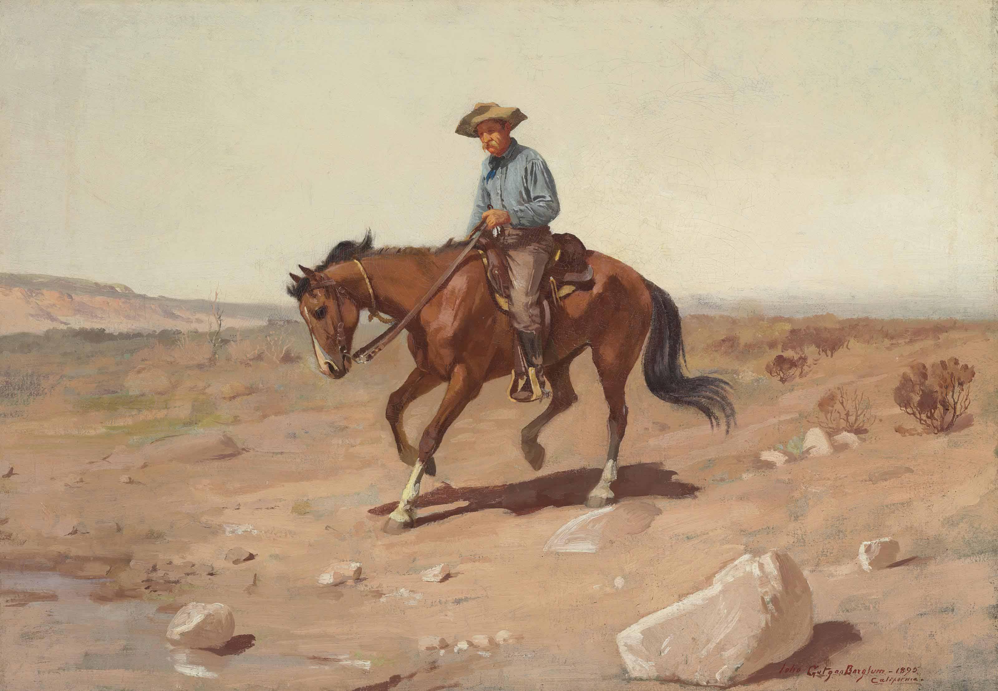 Gutzon Borglum - California Cowboy