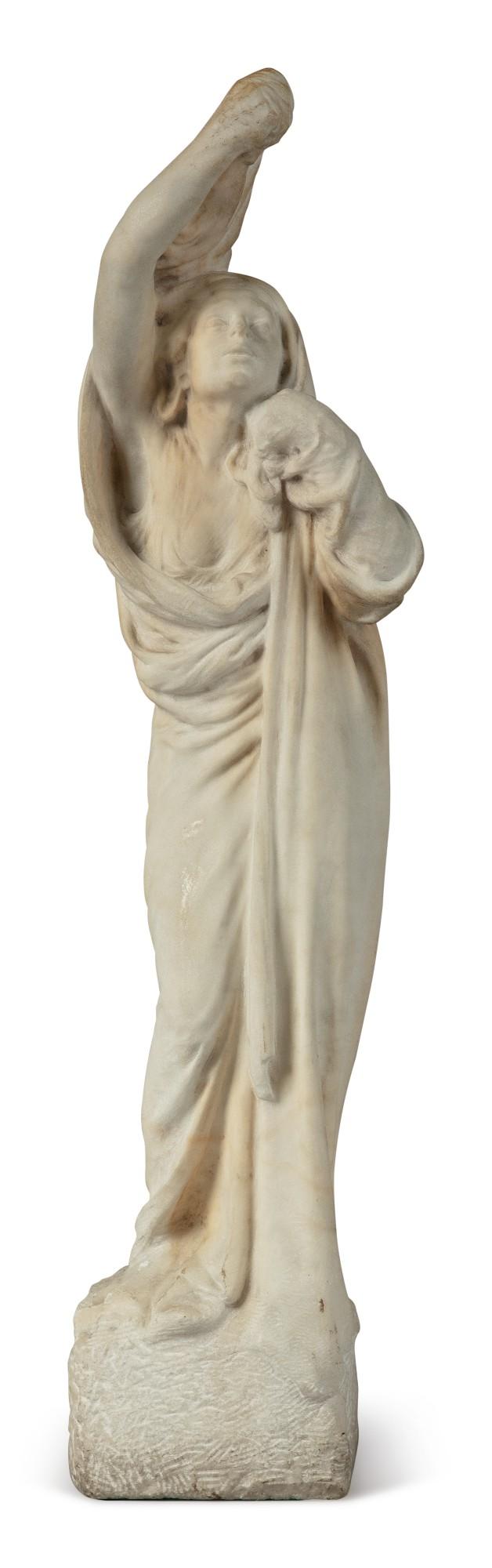 Gutzon Borglum - Draped Woman