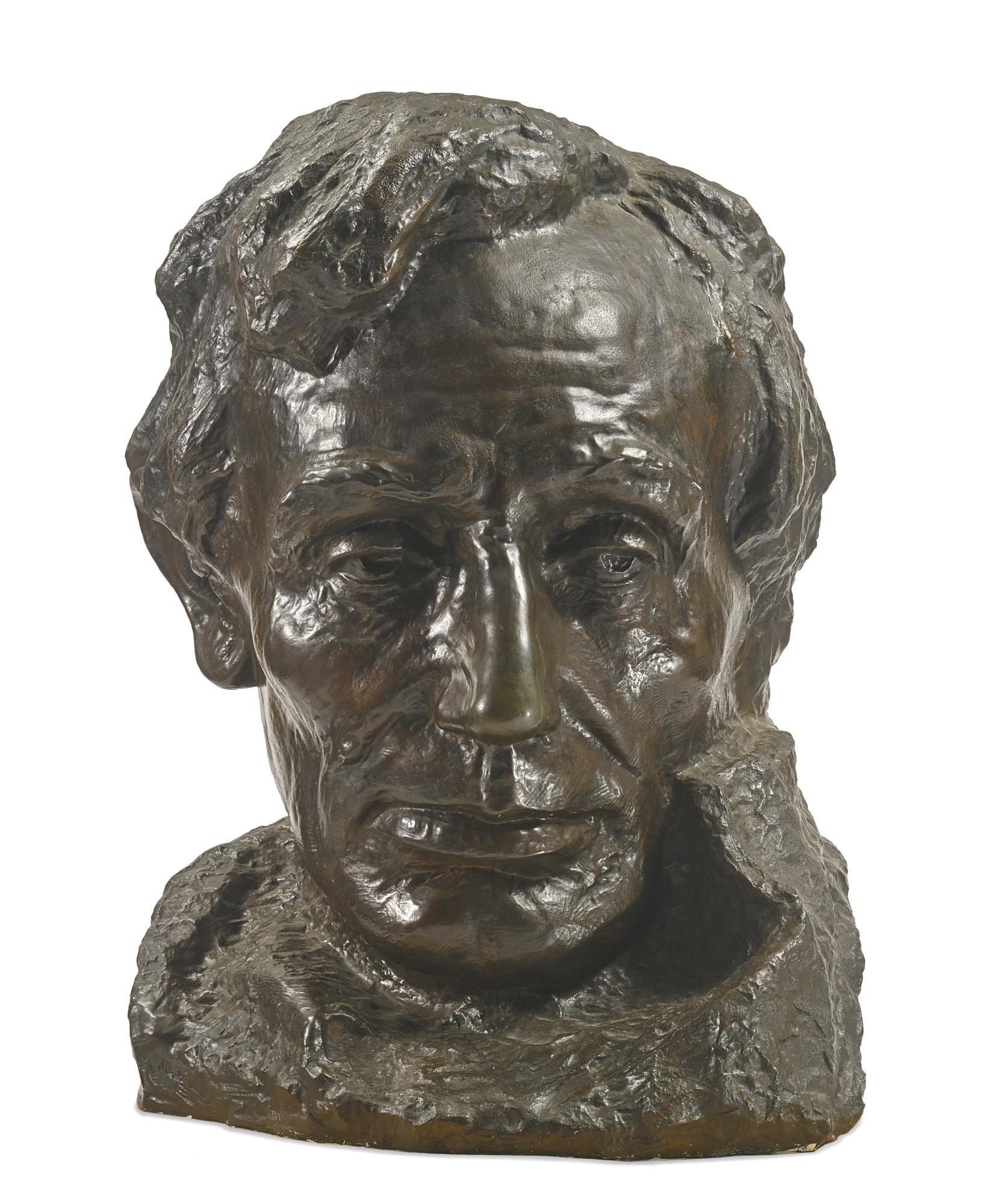 Head Of Lincoln by Gutzon Art.Salon