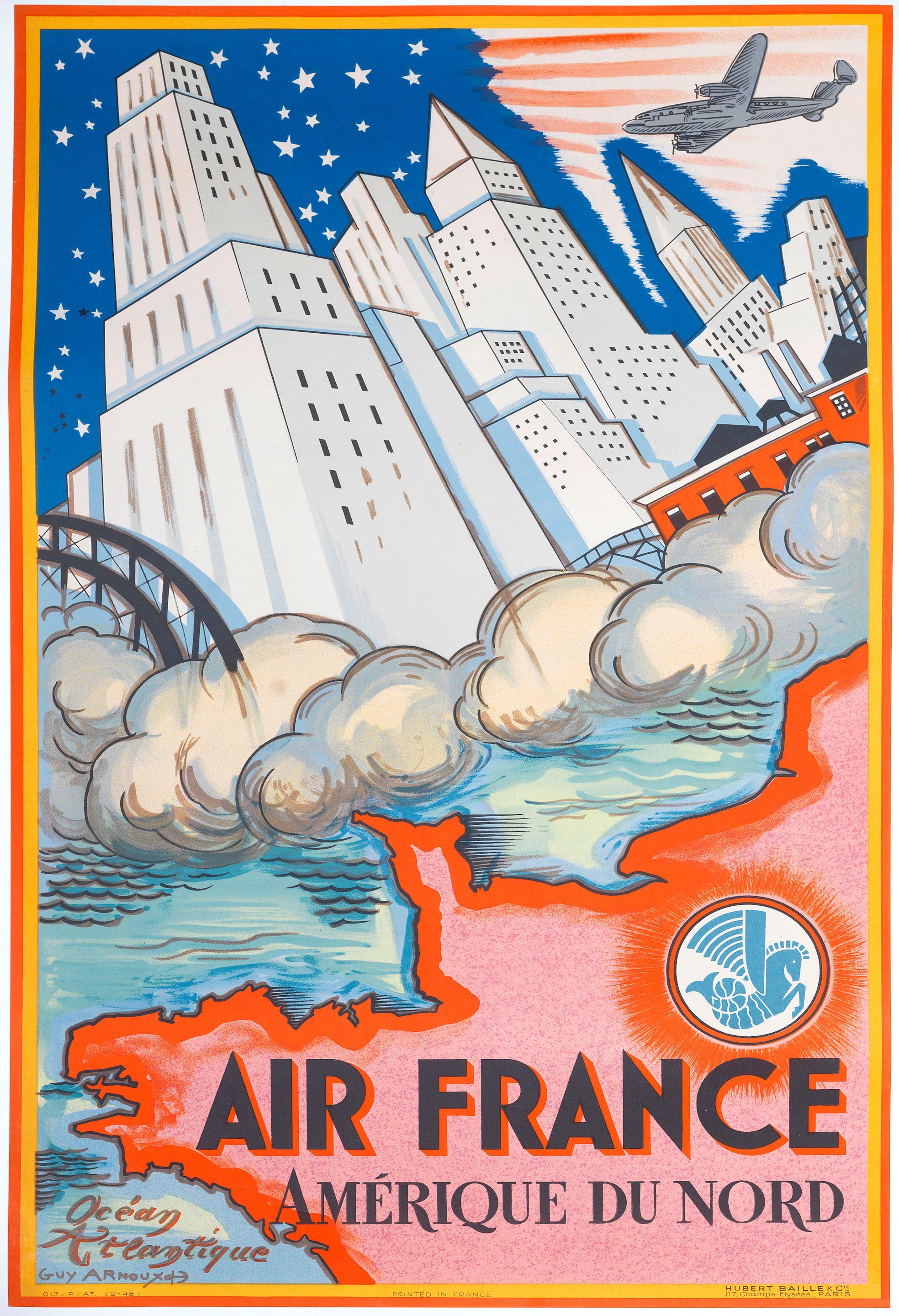 Guy Arnoux - Air France, Amerique Du Nord