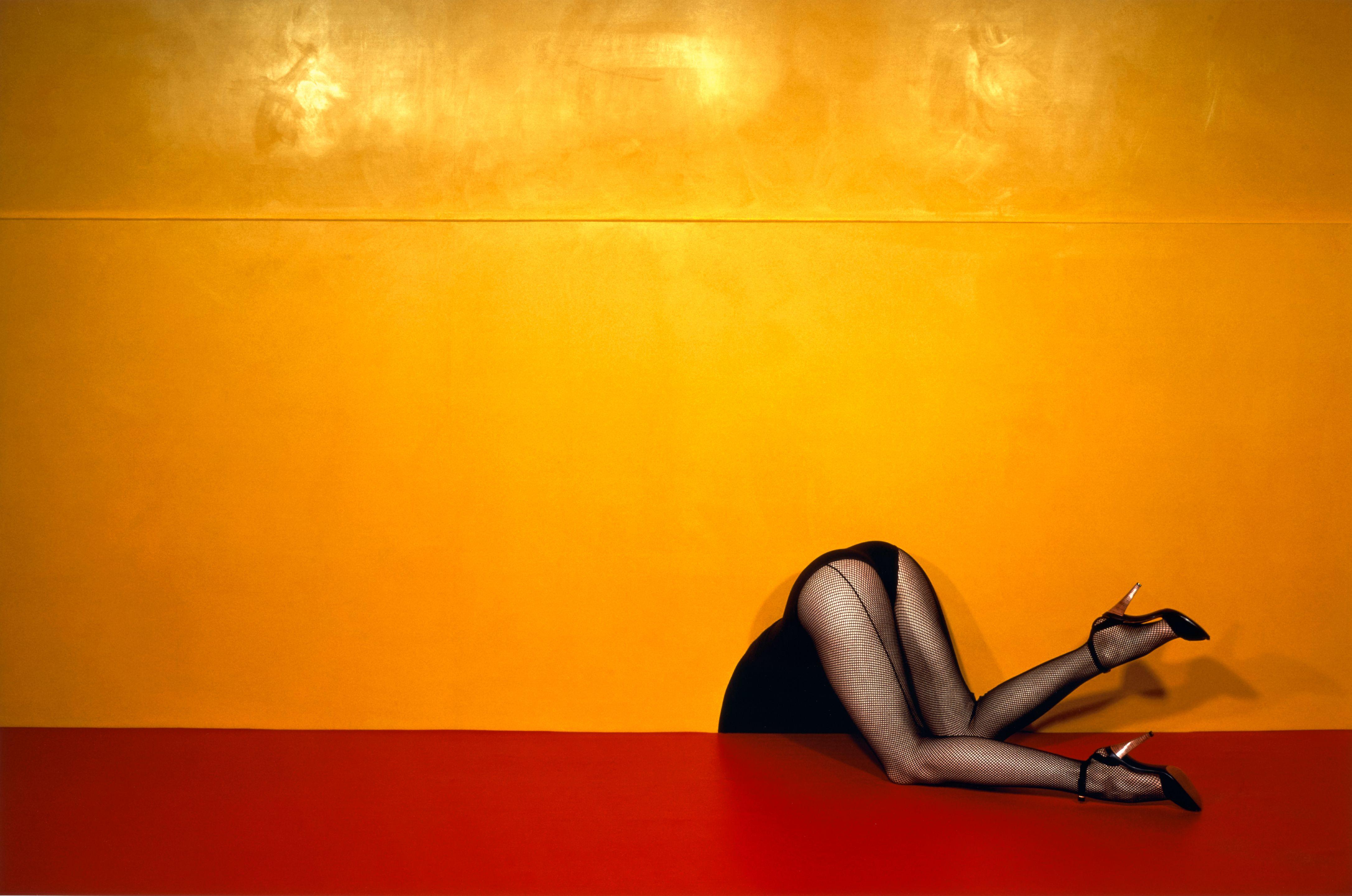 Guy Bourdin - Mousehole, Charles Jourdan, Autumn 1979