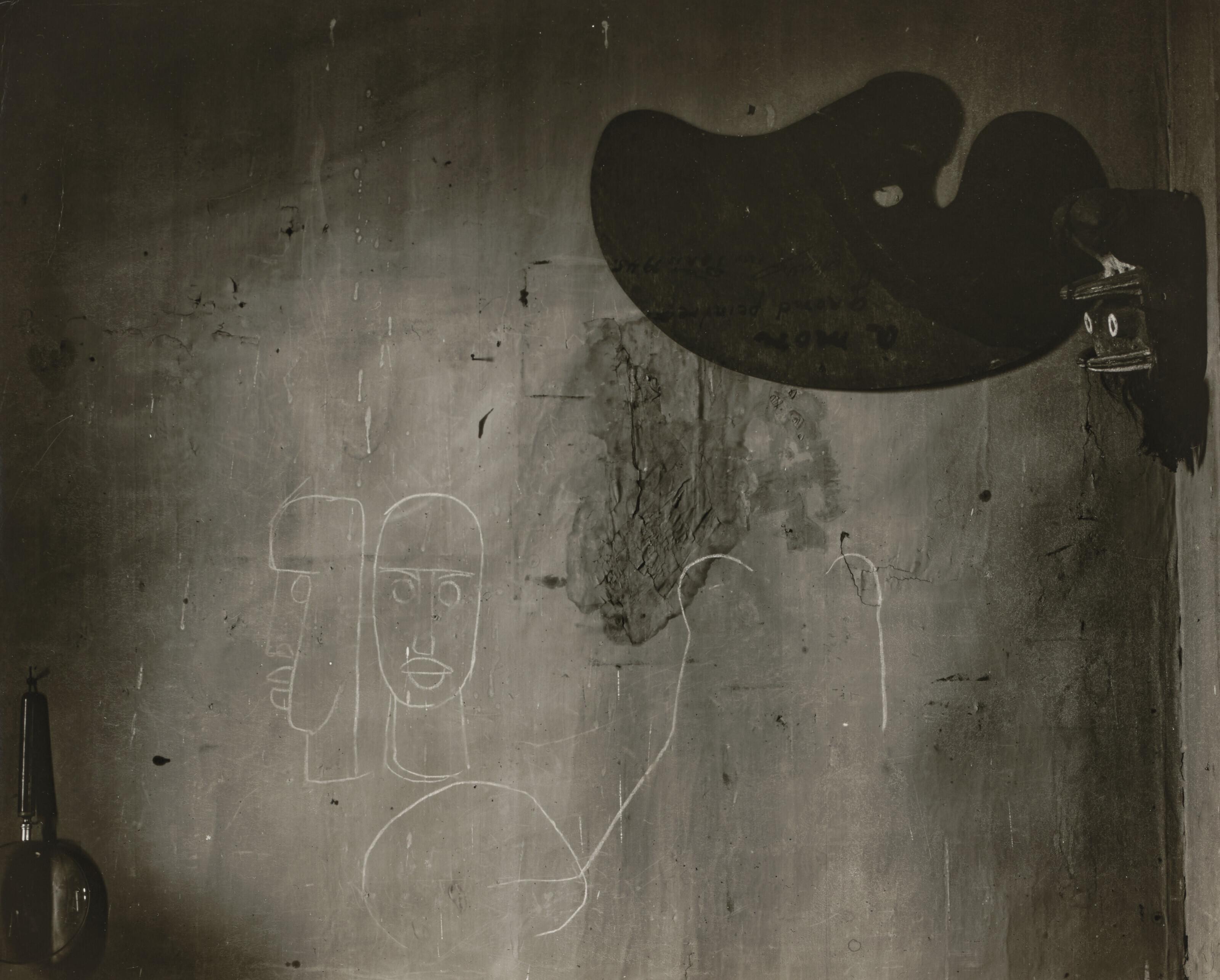 Guy Bourdin - The Wall of the Studio of André Derain at Chambourcy, novembre 1954