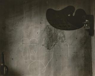 Guy Bourdin - The Wall of the Studio of André Derain at Chambourcy, novembre 1954