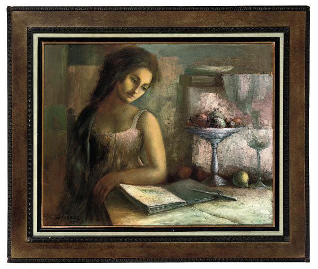Guy Cambier - A girl reading