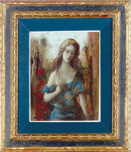 Guy Cambier - Girl In A Blue Dress