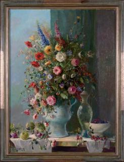 Guy Cambier - NATURE MORTE AU BOUQUET de FLEURS