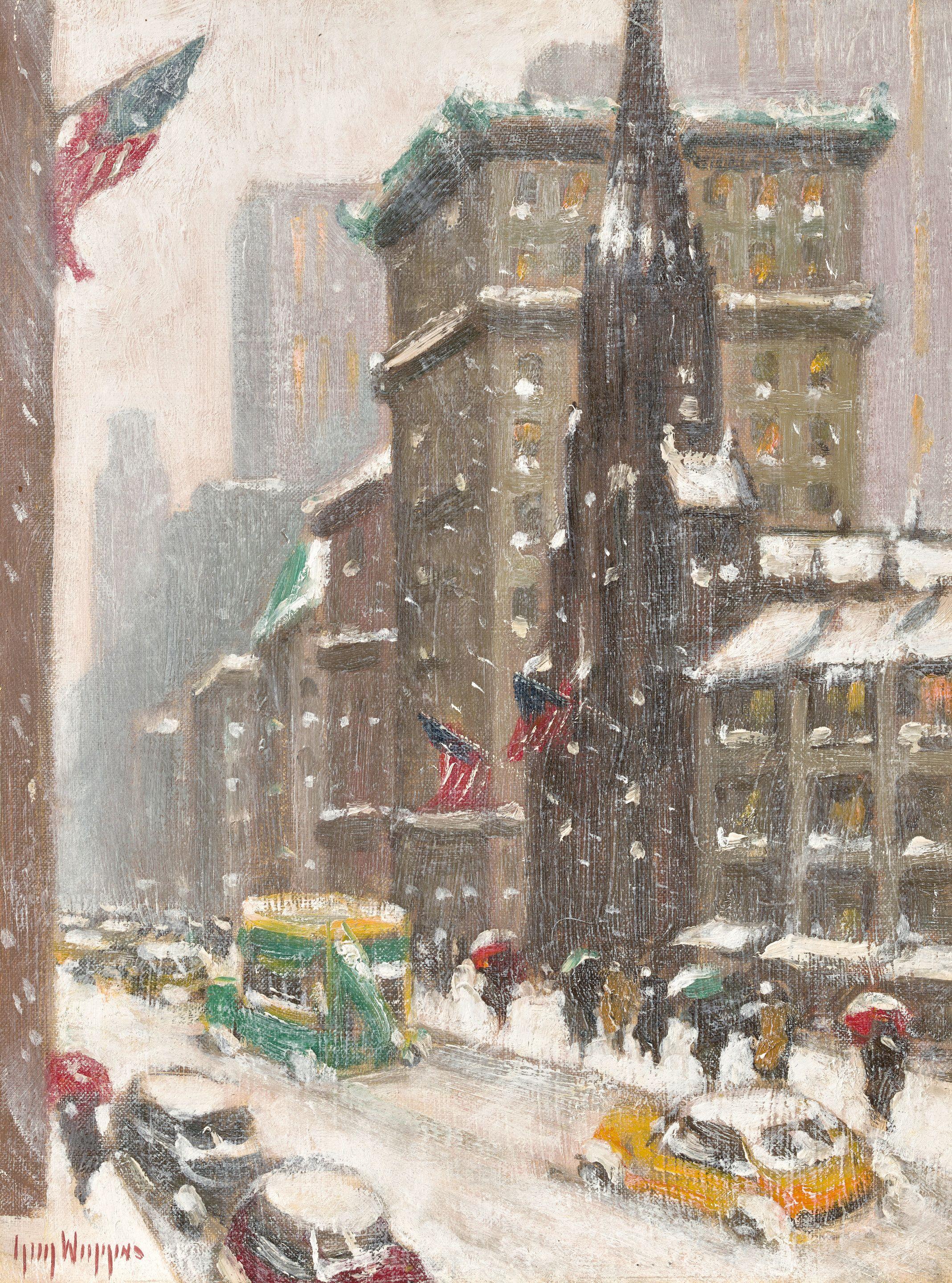 Guy Carleton Wiggins - 5th Avenue at 55th Street