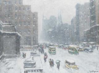 Guy Carleton Wiggins - 5th Avenue Winter