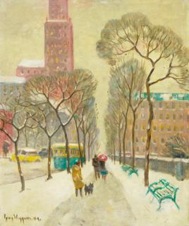 Guy Carleton Wiggins - A Walk Along 5th Avenue