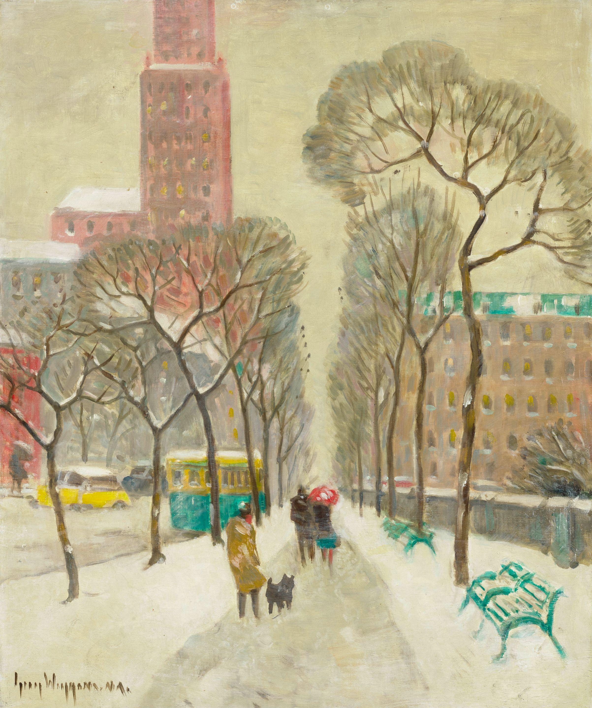 Guy Carleton Wiggins - A Walk Along 5th Avenue