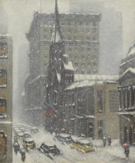 Guy Carleton Wiggins - A Winter\'S Day, New York