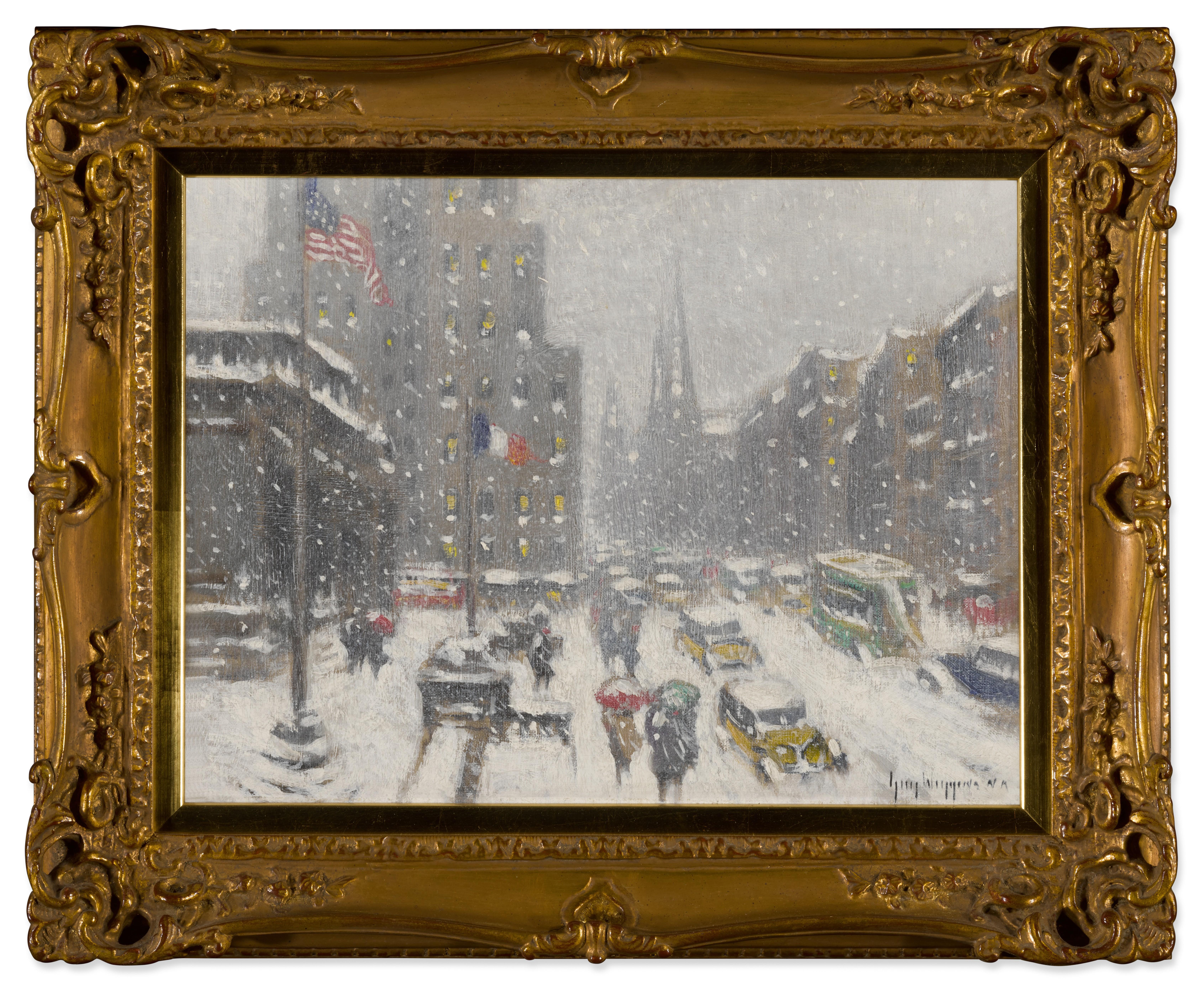 Guy Carleton Wiggins - At the Library, New York