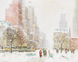 Guy Carleton Wiggins - Christmas Eve In New York