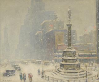 Guy Carleton Wiggins - Columbus Circle