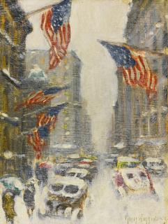 Guy Carleton Wiggins - Madison Avenue, Winter
