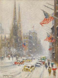 Guy Carleton Wiggins - St. Patrick\'s, Winter