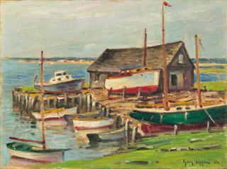 Guy Carleton Wiggins - The Boat Yard, Essex