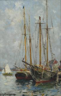 Guy Carleton Wiggins - The Waterfront, Gloucester