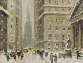 Guy Carleton Wiggins - Trinity Church, Wall Street