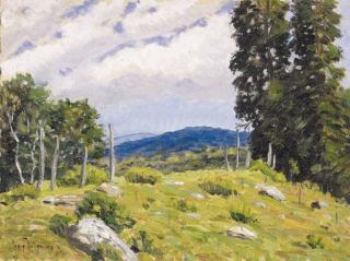 Guy Carleton Wiggins - Vermont Hillside, South Londonderry