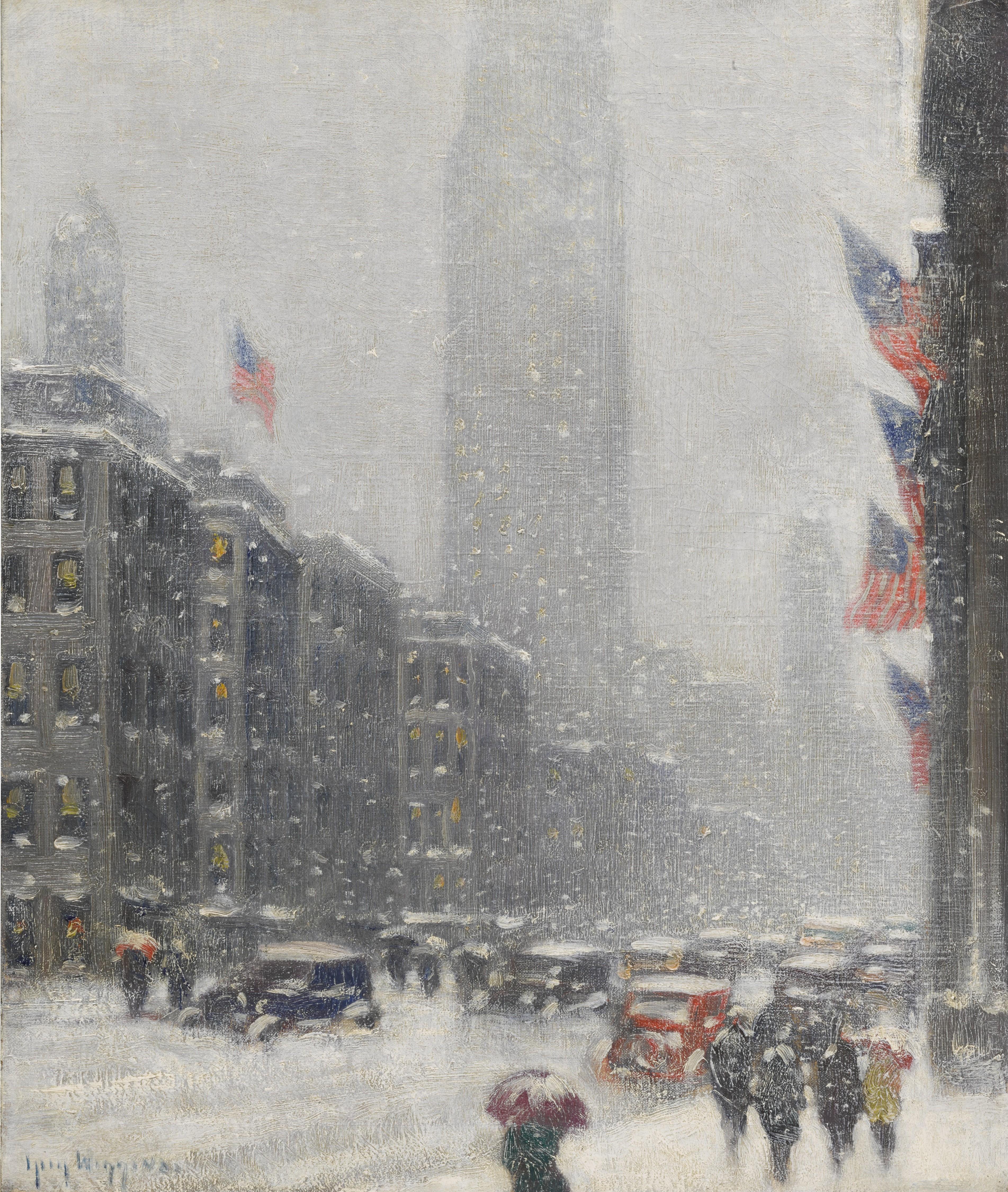 Guy Carleton Wiggins - Winter in New York