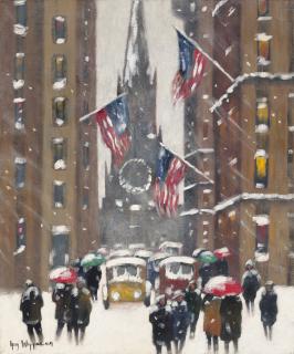 Guy Carleton Wiggins - Winter Weather, Wall Street