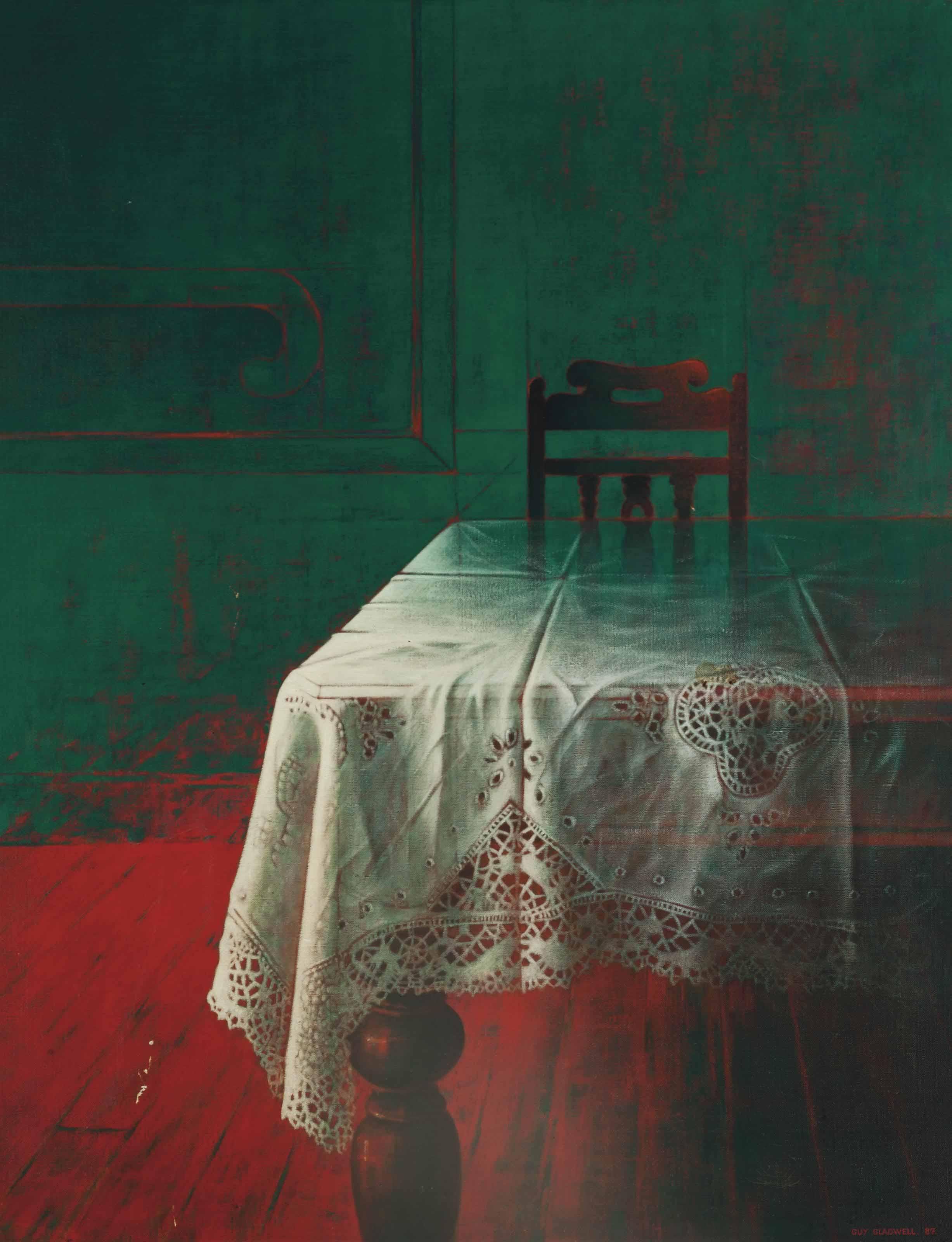 Guy Gladwell - Lace tablecloth