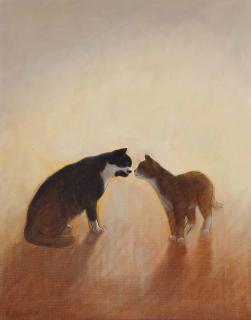 Guy Gladwell - Two cats