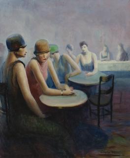Guy Pène Du Bois - Café Dôme