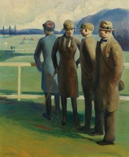 Guy Pène Du Bois - Longchamps Race Track