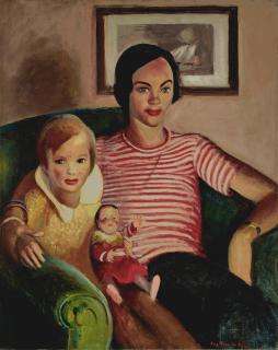 Guy Pène Du Bois - Mother, Daughter and Doll