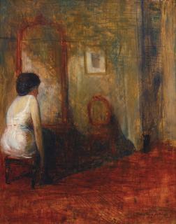 Guy Pène Du Bois - Nude In An Interior