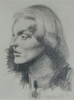 Guy Pène du Bois - Portrait head