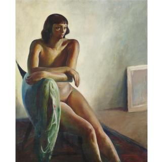Guy Pène du Bois - Seated Nude