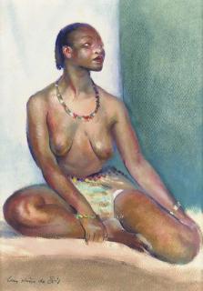 Guy Pene du Bois - Seated Woman
