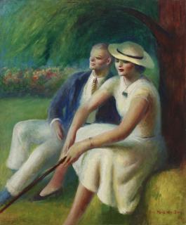 Guy Pène Du Bois - Sunday Walkers