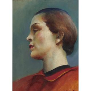 Guy Pène du Bois - Woman In Profile