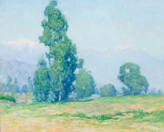 Guy Rose - Along the San Gabriel Mountains