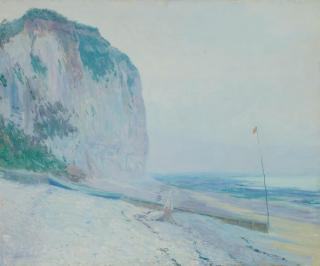 Guy Rose - Foggy Morning, Veules (Normandy Coast)