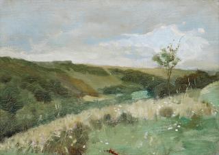 Guy Rose - Giverny Hillside